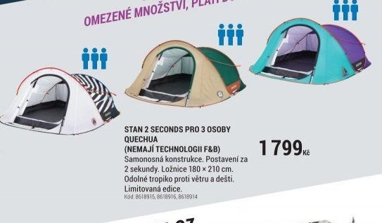 STAN 2 SECONDS PRO 3 OSOBY QUECHUA