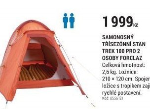 SAMONOSNÝ TŘÍSEZÓNNÍ STAN TREK 100 PRO 2 OSOBY FORCLAZ