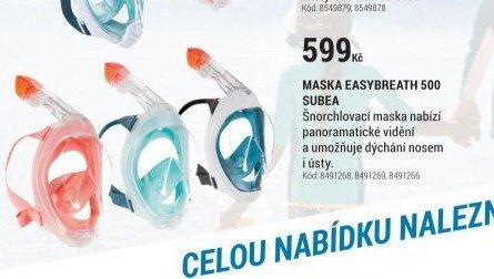 MASKA EASYBREATH 500 SUBEA
