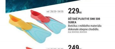 DĚTSKÉ PLOUTVE SNK 500 SUBEA