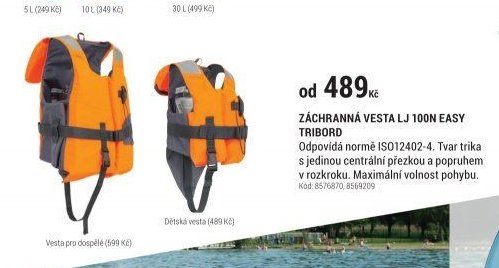 Záchranná vesta LJ 100N EASY TRIBORD