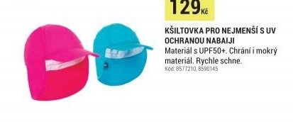 KŠILTOVKA PRO NEJMENŠÍ S UV OCHRANOU NABAIJI
