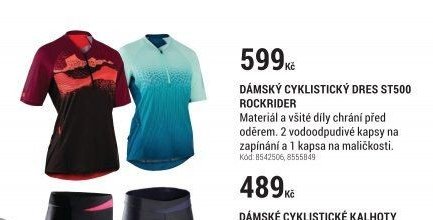 Dámský cyklistický dres ST500 Rockrider