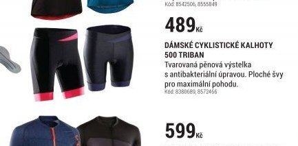 Dámské cyklistické kalhoty 500 Triban