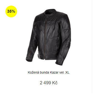 Kožená bunda Kazar vel. XL