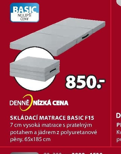 SKLÁDACÍ MATRACE BASIC F15