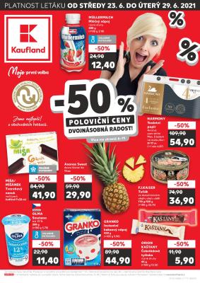 aktuální leták Kaufland 23.6.2021-29.6.2021