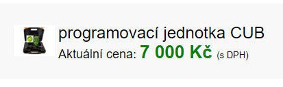 Programovací jednotka CUB