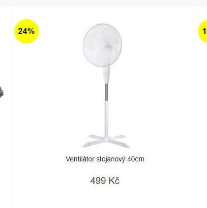 Ventilátor stojanový 40cm
