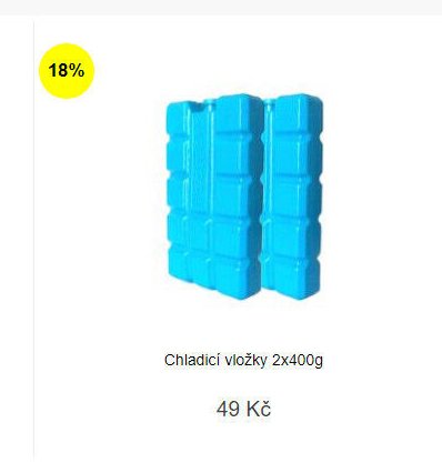 Chladicí vložky 2x400g