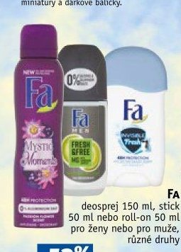 Fa deosprej/stick/roll-on