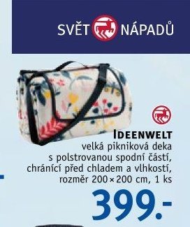 IDEENWELT velká pikniková deka