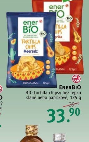 enerBIO tortilla chipsy