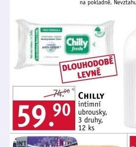 CHILLY intimní ubrousky - ROSSMANN drogerie aktualniletaky.eu