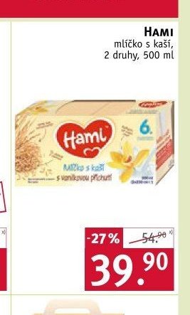 Hami mléčko s kaší - ROSSMANN drogerie aktualniletaky.eu