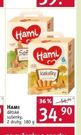 Hami dětské sušenky - ROSSMANN drogerie aktualniletaky.eu