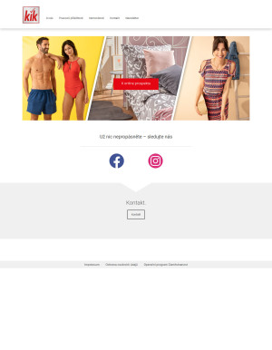 aktuální leták Kik textil 23.6.2021-29.6.2021
