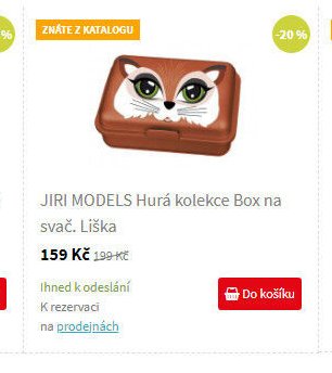 JIRI MODELS Hurá kolekce Box na svač. Liška - Pompo aktualniletaky.eu