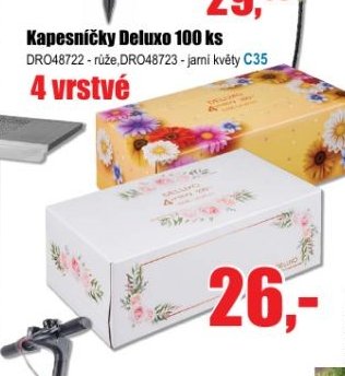 Kapesníčky Deluxo 100 ks - EVA.cz aktualniletaky.eu