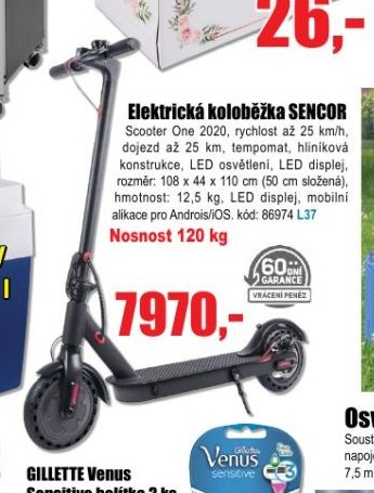 Elektrická koloběžka SENCOR - EVA.cz aktualniletaky.eu