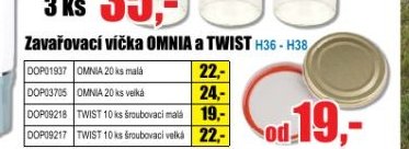 Zavařovací víčka OMNIA a TWIST - EVA.cz aktualniletaky.eu
