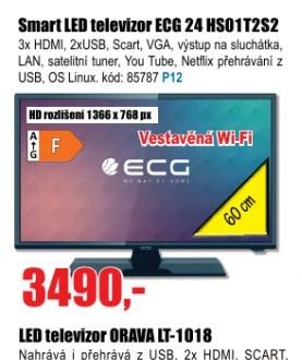 Smart LED televizor ECG 24 HS01T2S2 - EVA.cz aktualniletaky.eu