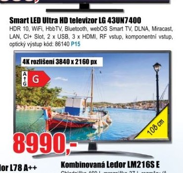 Smart LED Ultra HD televizor LG 43UN7400 - EVA.cz aktualniletaky.eu