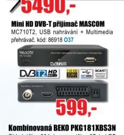 Mini HD DVB-T přijímač MASCOM MC710T2 - EVA.cz aktualniletaky.eu