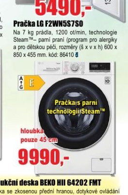 Pračka LG F2WN5S7S0 - EVA.cz aktualniletaky.eu