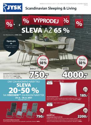 aktuální leták Jysk 24.6.2021-7.7.2021