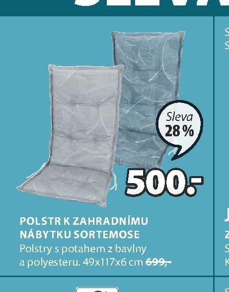 POLSTR K ZAHRADNÍMU NÁBYTKU SORTEMOSE