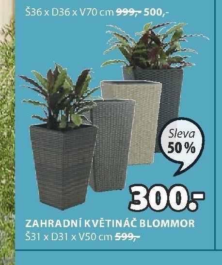 ZAHRADNÍ KVĚTINÁČ BLOMMOR