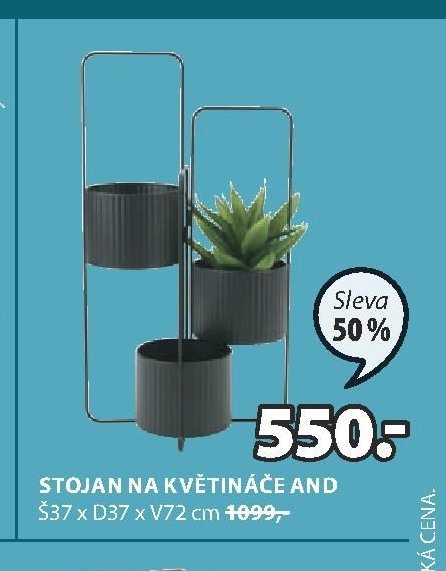 STOJAN NA KVĚTINÁČE AND
