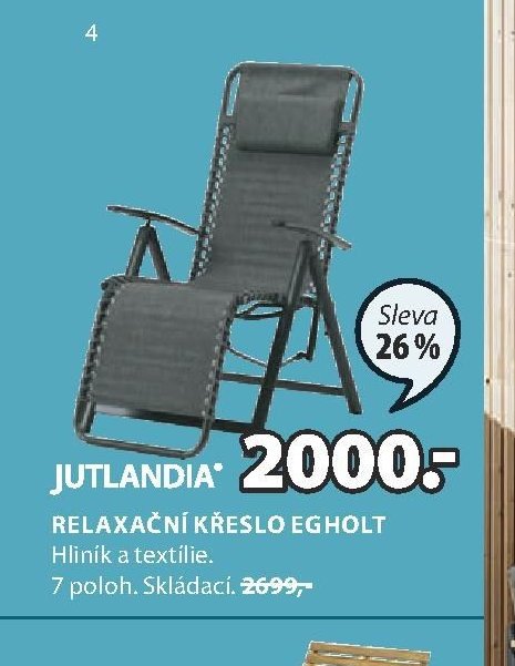 RELAXAČNÍ KŘESLO EGHOLT