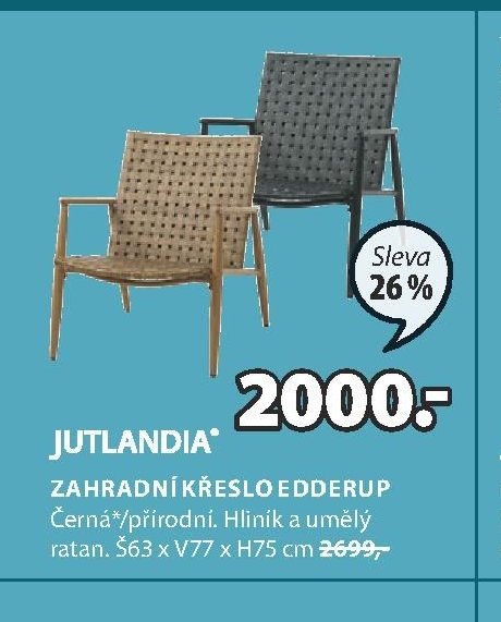 ZAHRADNÍ KŘESLO EDDERUP