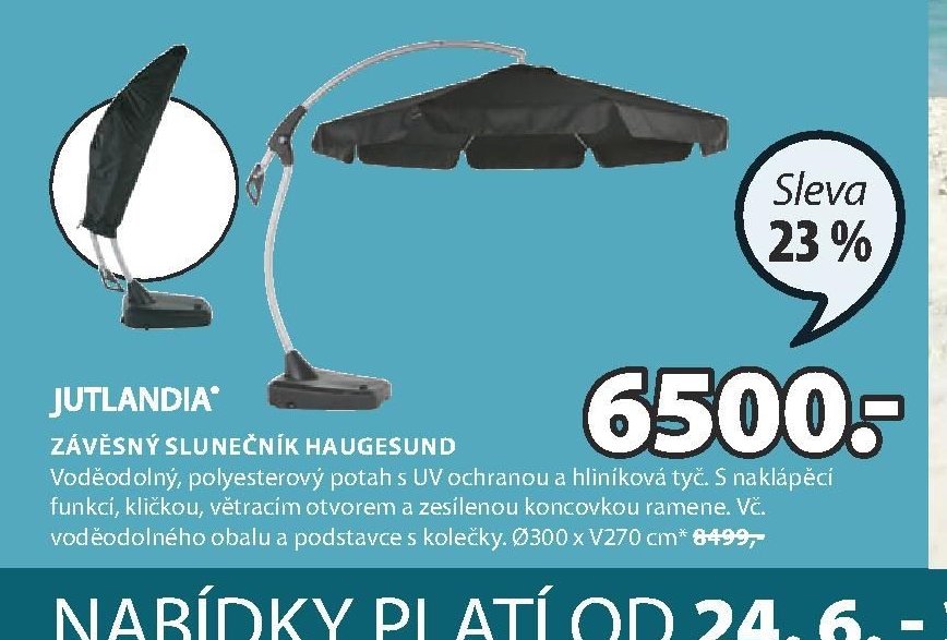 ZÁVĚSNÝ SLUNEČNÍK HAUGESUND