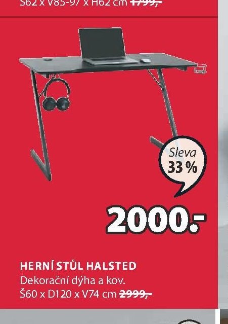 Herní stůl Halsted