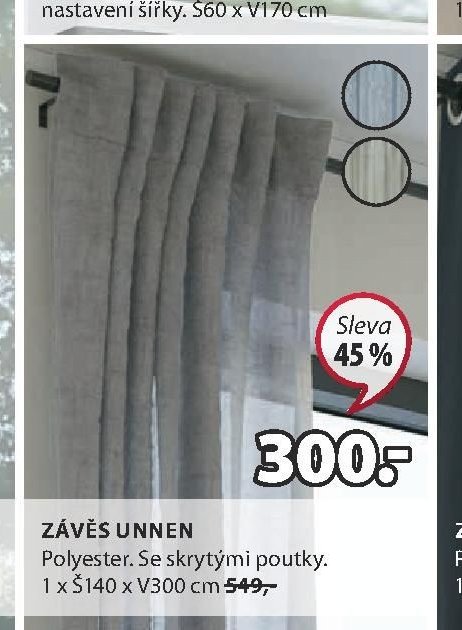 Závěs Unnen