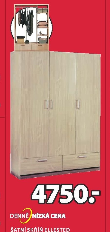 Šatní skříň ELLESTED