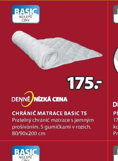 DREAMZONE CHRÁNIČ MATRACE BASIC T5