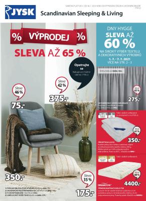 aktuální leták Jysk 1.7.2021-14.7.2021