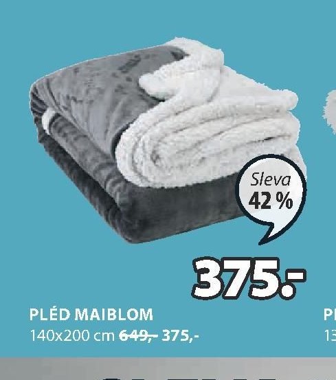 PLÉD MAIBLOM - Jysk aktualniletaky.eu