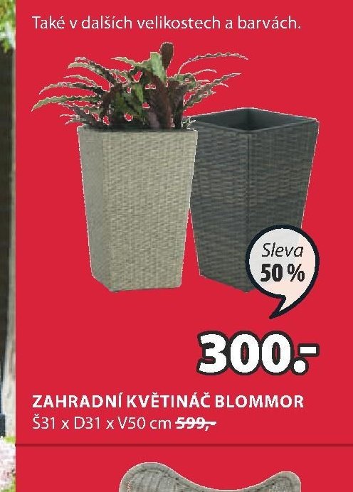 ZAHRADNÍ KVĚTINÁČ BLOMMOR - Jysk aktualniletaky.eu