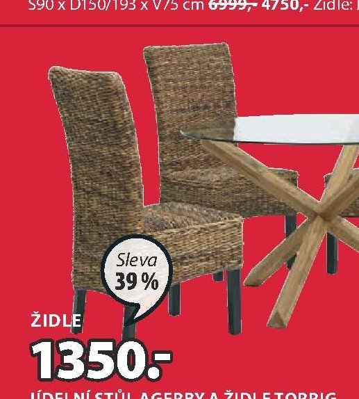 ŽIDLE (JÍDELNÍ STŮL AGERBY A ŽIDLE TORRIG) - Jysk aktualniletaky.eu