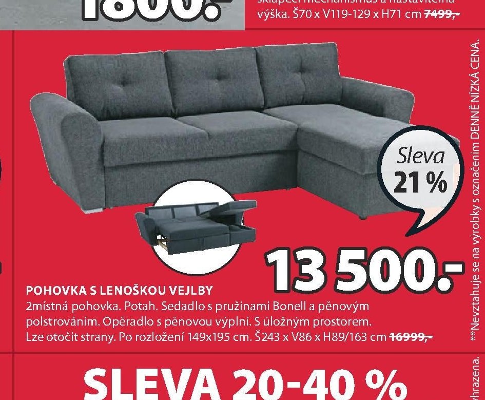 POHOVKA S LENOŠKOU VEJLBY - Jysk aktualniletaky.eu
