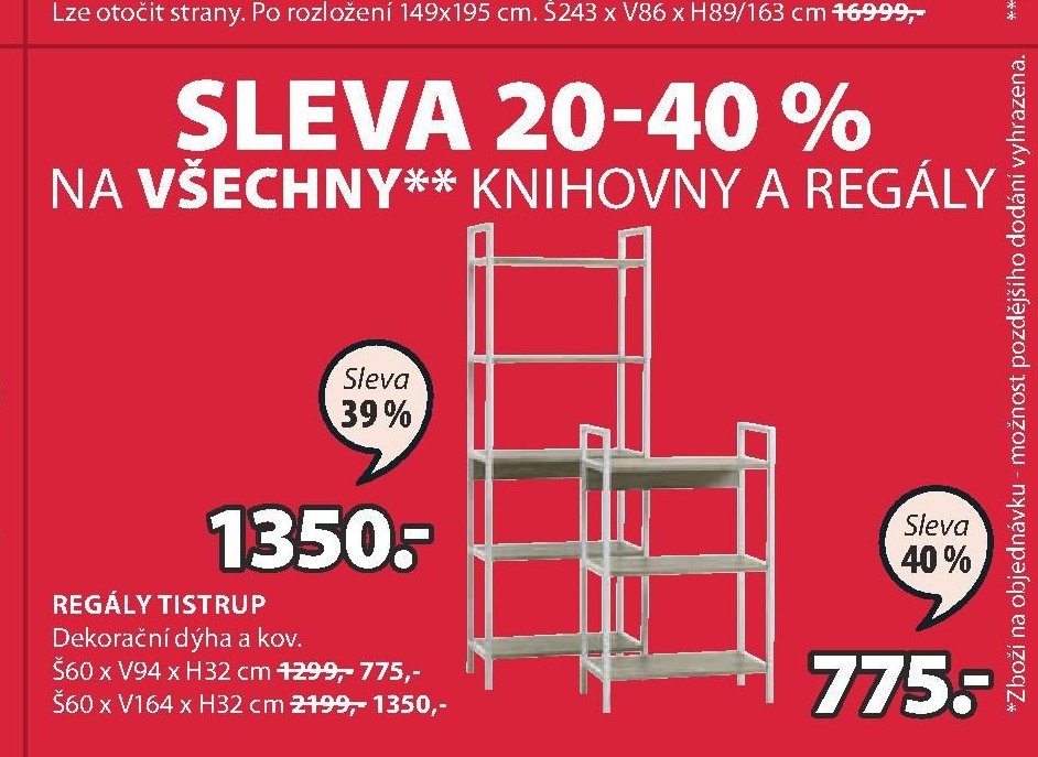 REGÁLY TISTRUP - Jysk aktualniletaky.eu