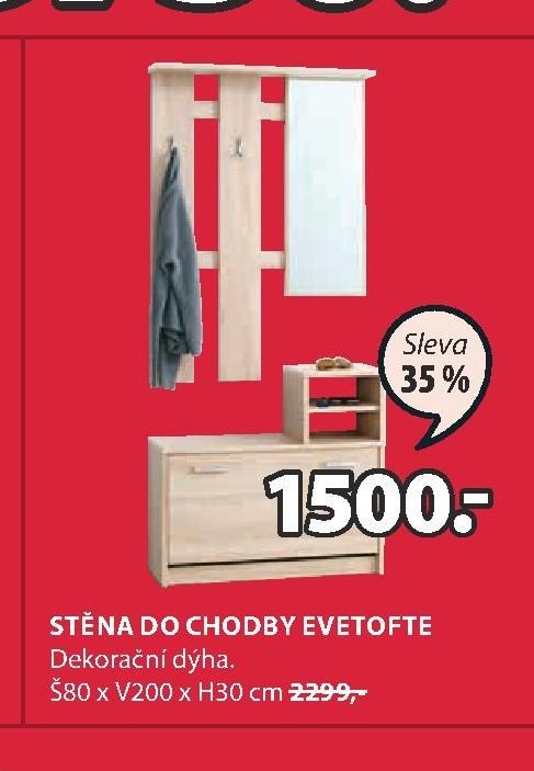 STĚNA DO CHODBY EVETOFTE