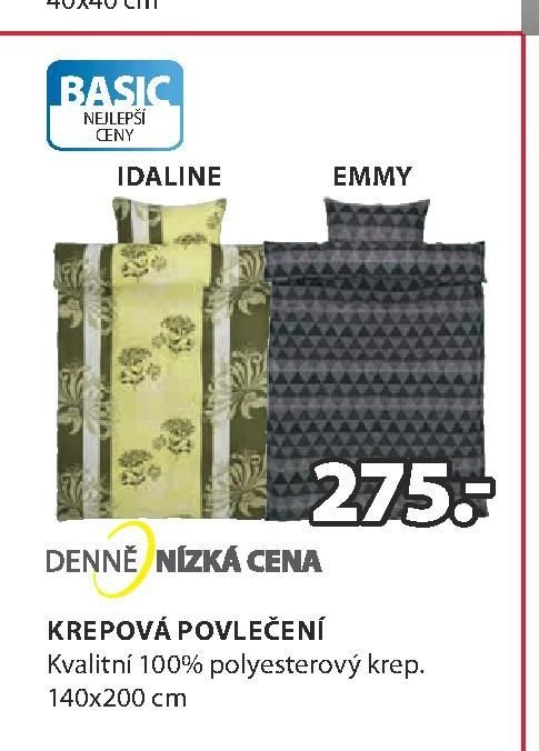 Krepové povlečení - Jysk aktualniletaky.eu