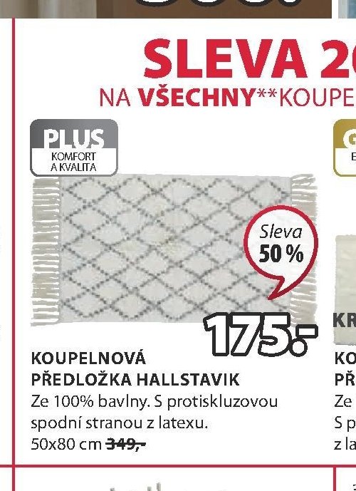 KOUPELNOVÁ PŘEDLOŽKA HALLSTAVIK