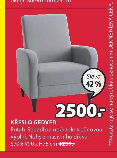 Křeslo Gedved